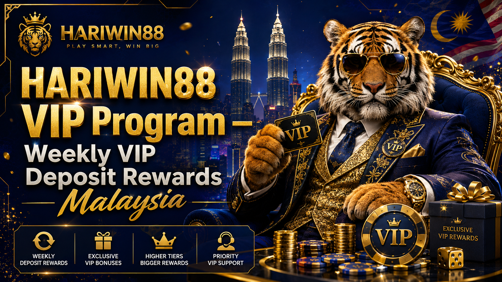 HARIWIN88 VIP Program – Weekly VIP Deposit Rewards Malaysia